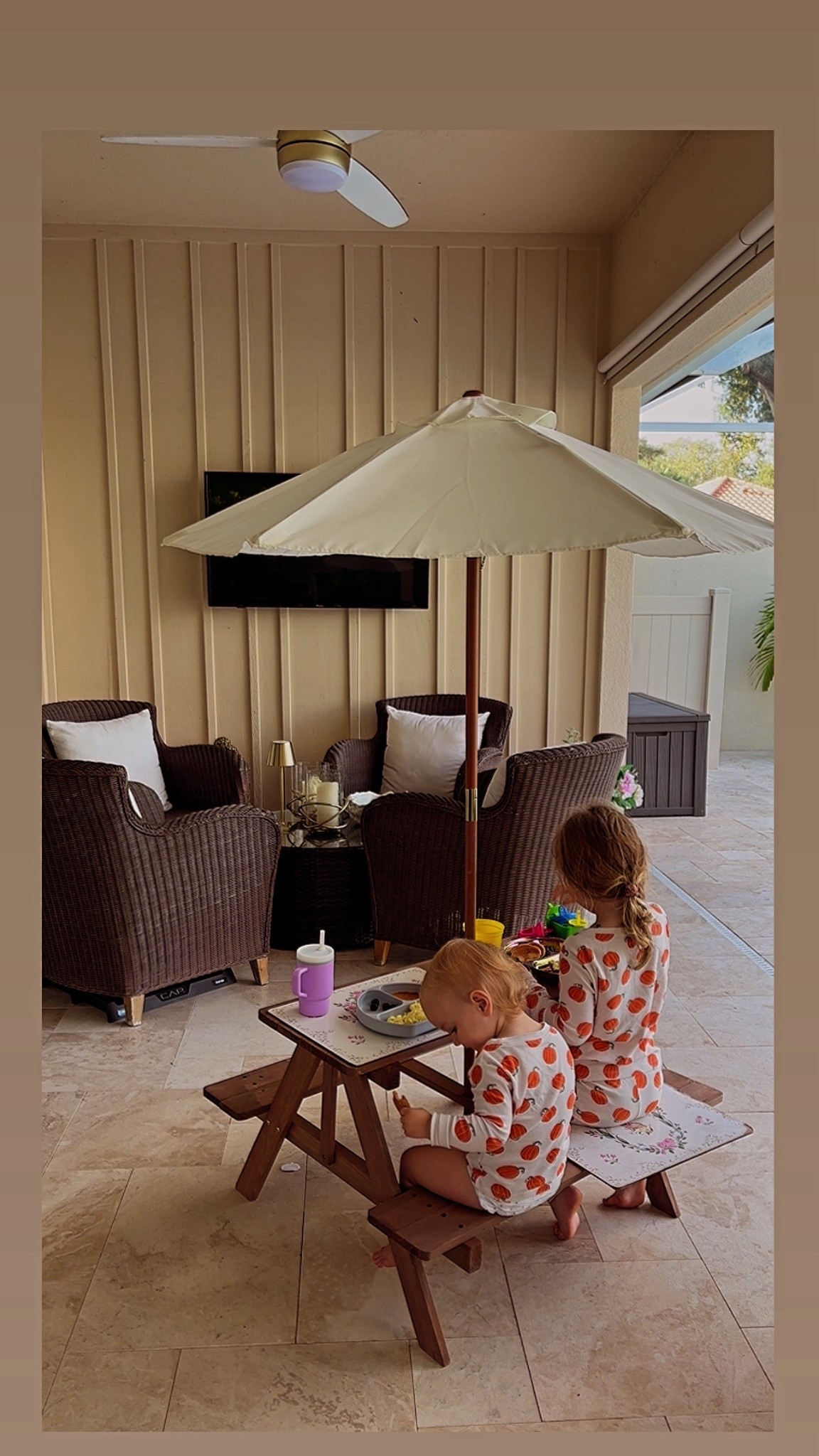 Kids outdoor picnic table 

#LTKmomlife #LTKHome #LTKHoliday