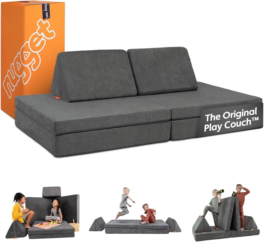 Nugget - The Original Play Couch for Kids - Modular Foam Children's Sofa for Playroom, Imaginatio... | Amazon (US)