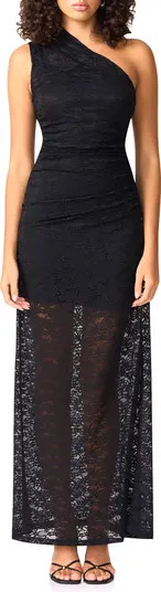 Elliatt Armelle Lace One-Shoulder Gown | Nordstrom | Nordstrom