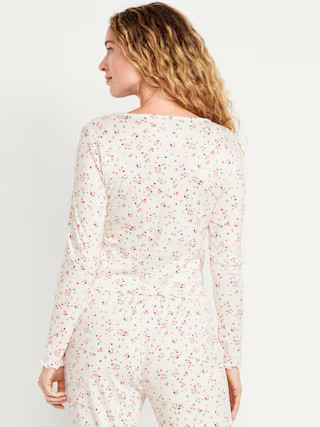 Cozy Ribbed Pajama Top | Old Navy (US)