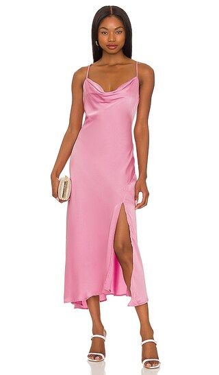 Gaia Dress in Icy Pink Midi Dress Dresses Fall Wedding Guest Dress For Wedding Holiday Outfit | Revolve Clothing (Global)