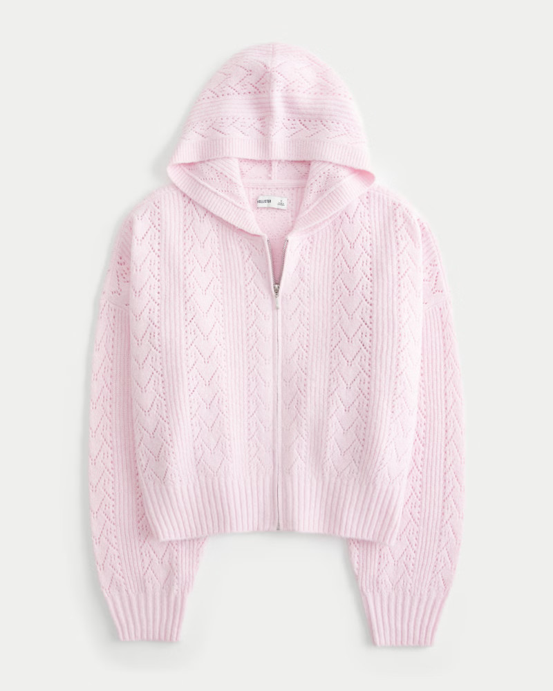 Women's Comfy Cloud Easy Zip-Up Sweater Hoodie from Hollister | Hollister (US)