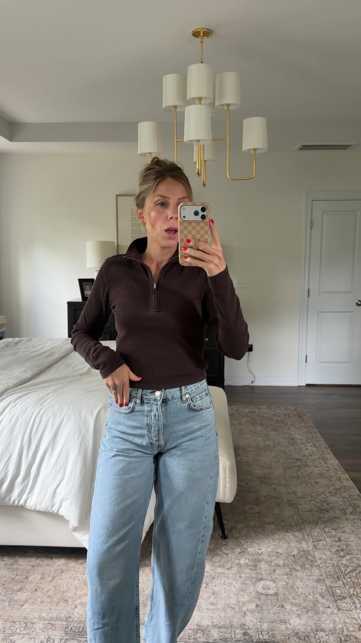 Sized up to M in this top!