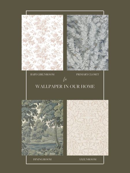 I always get a ton of questions on the wallpaper we have in our home! Each of these I absolutely love, and couldn’t be happier with. Also linking the wallpaper I used in my mom’s library refresh, as I also get many questions on that one! 

#LTKhome #LTKstyletip