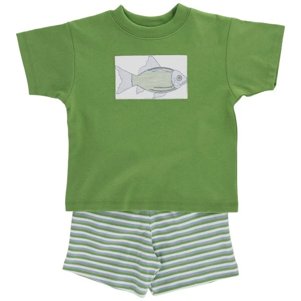 Fish Fry - Boys Knit Short Set | The Bailey Boys