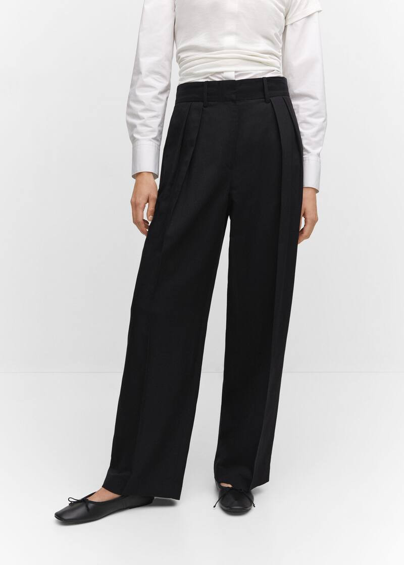 Search: Black wide leg (22) | Mango United Kingdom | MANGO (UK)