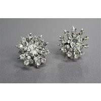 Sparkling Art Deco Glass Earrings, Flapper Gatsby Era, Glittering Rhinestones, Coro Screw Back Earrings, Collectible Vintage Jewelry | Etsy (US)