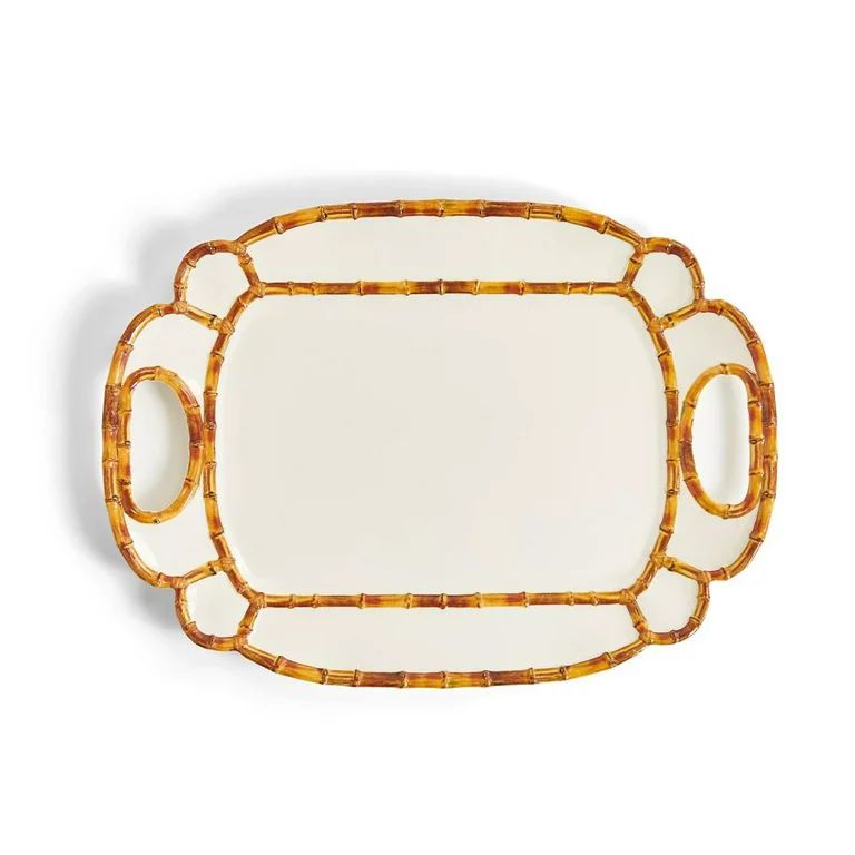 Two's Company Bamboo Touch Platter | Walmart (US)
