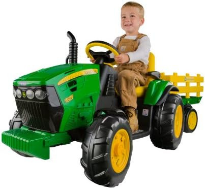 Amazon.com: Peg Perego John Deere Ground Force Tractor with Trailer : Everything Else | Amazon (US)