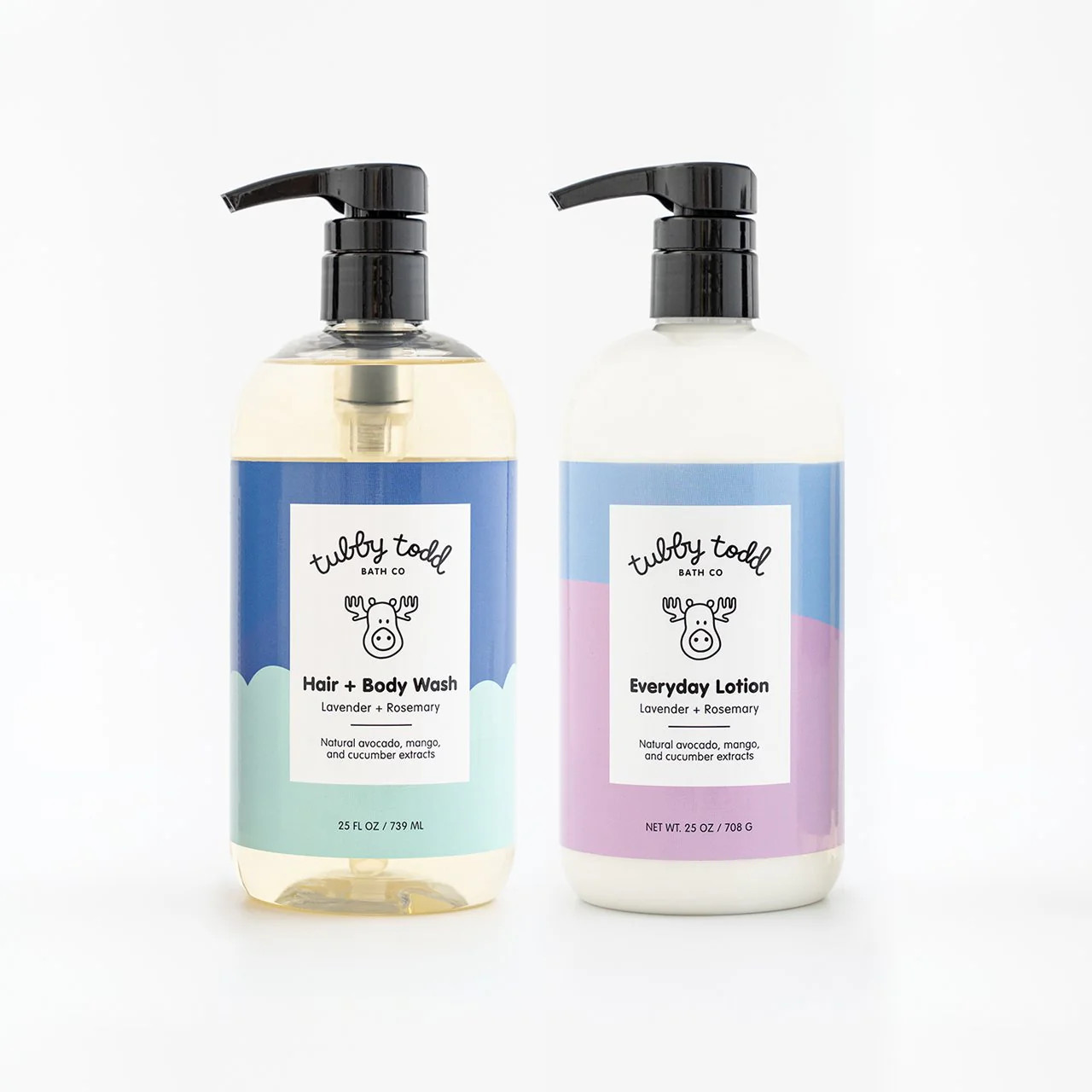 The Wash and Lotion Bundle | Tubby Todd Bath Co