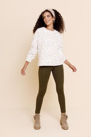Perry Leopard Sherpa Sweatshirt | Francesca's