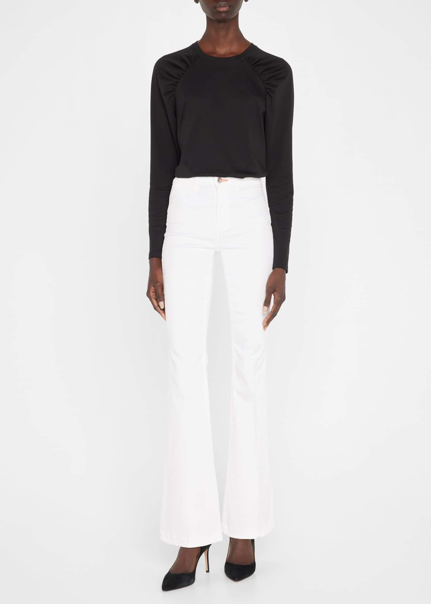 L'Agence X Bert Stern Joplin High-Rise Flare Jeans | Bergdorf Goodman