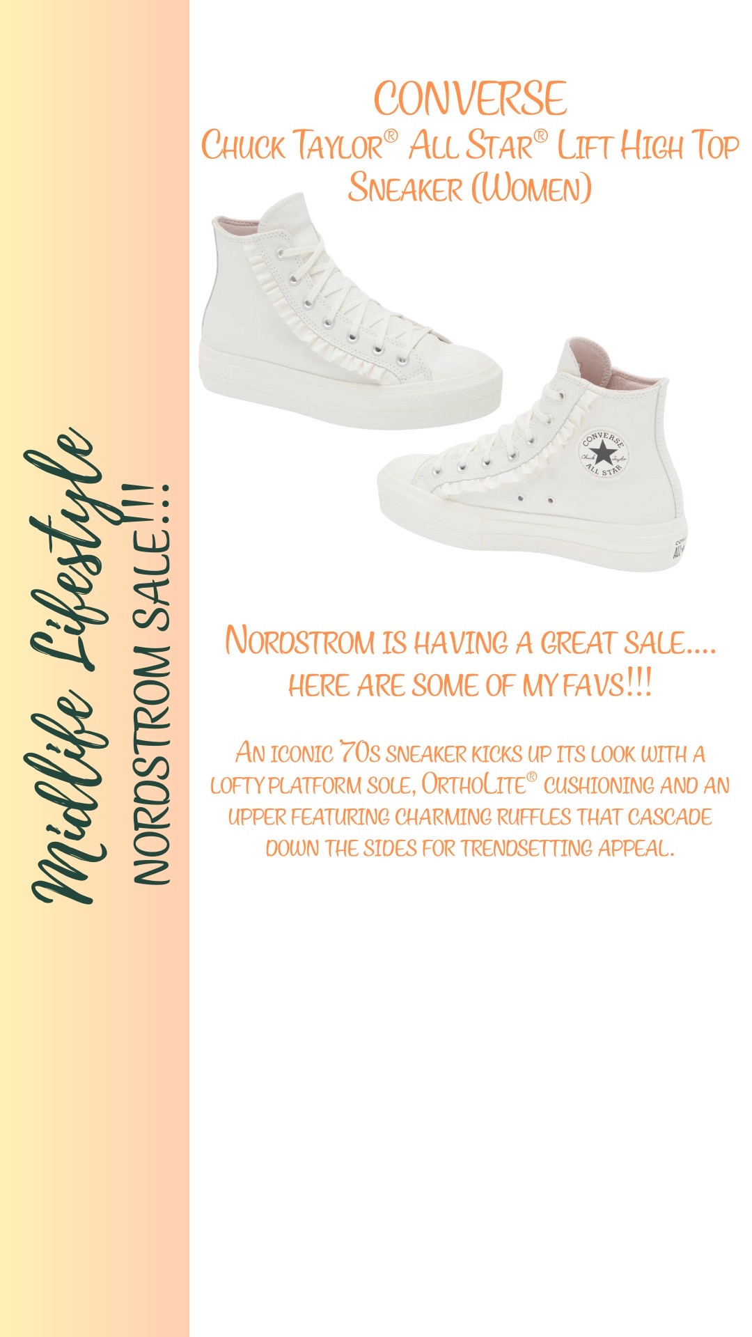 Step up your sneaker game with the Converse Chuck Taylor® All Star® Lift High Top! 

Classic style with a modern lift—perfect for all-day comfort and iconic flair. ✨👟 

#Converse #TimelessStyle #SneakerGoals

#LTKShoeCrush #LTKActive