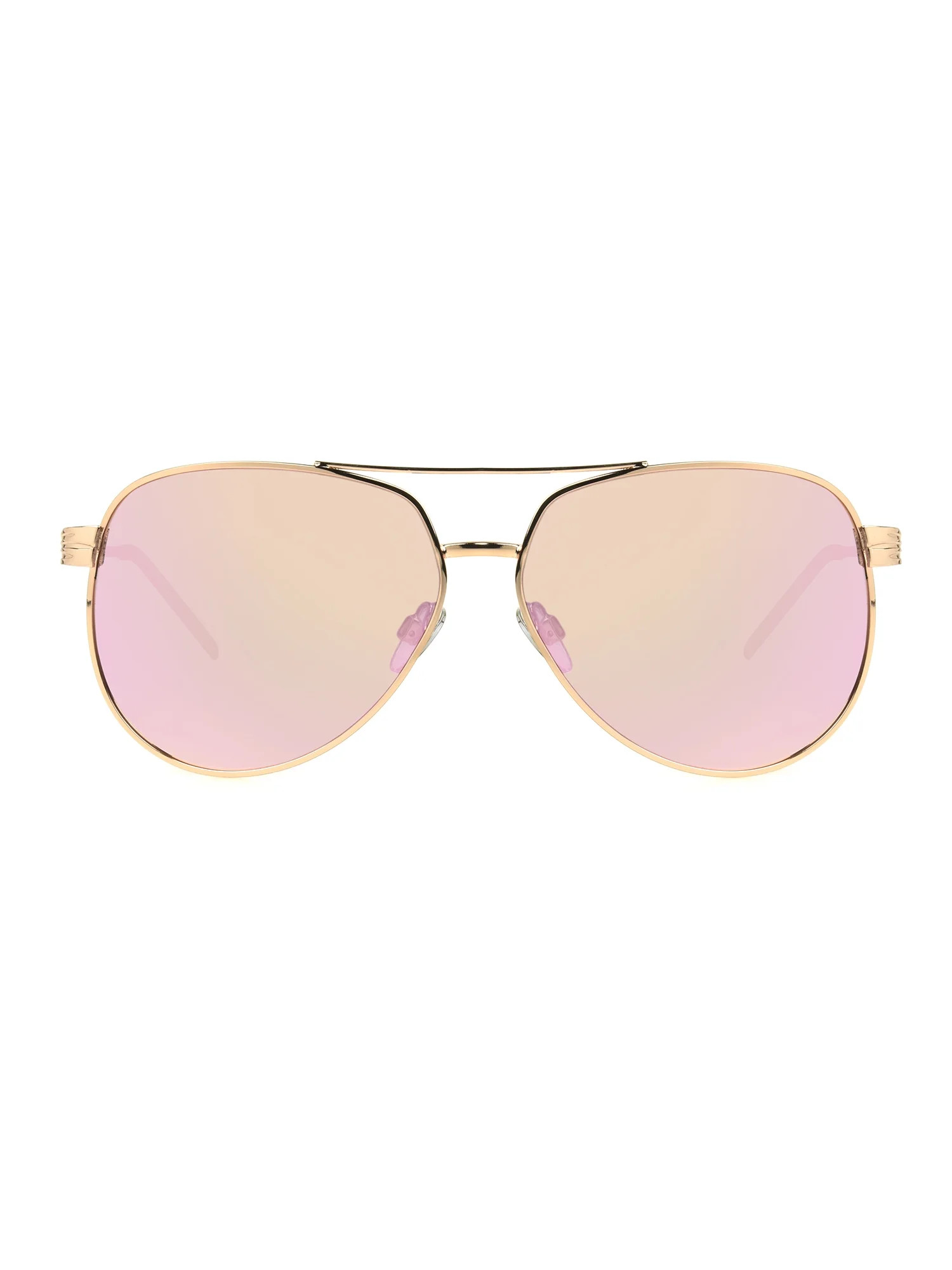 Foster Grant Ladies Aviator Rose Gold Sunglass - Walmart.com | Walmart (US)
