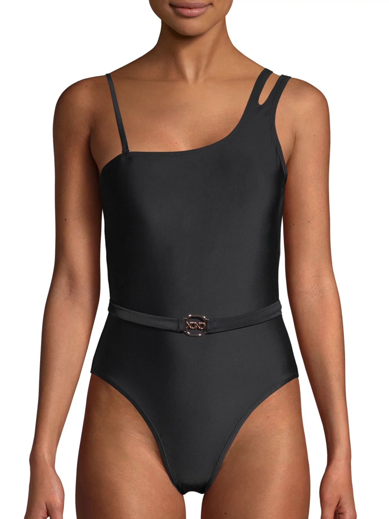 XOXO Women's One Shoulder Cut-Out One Piece Swimsuit | Walmart (US)