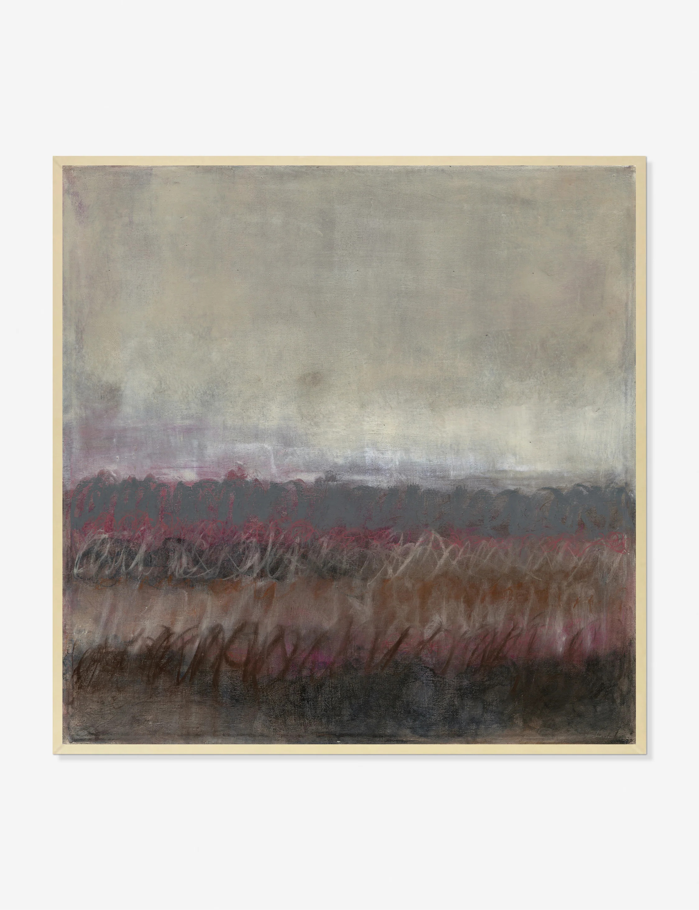 Veiled Wall Art by Dara Barker, Natural 31" x 31 | Lulu and Georgia 