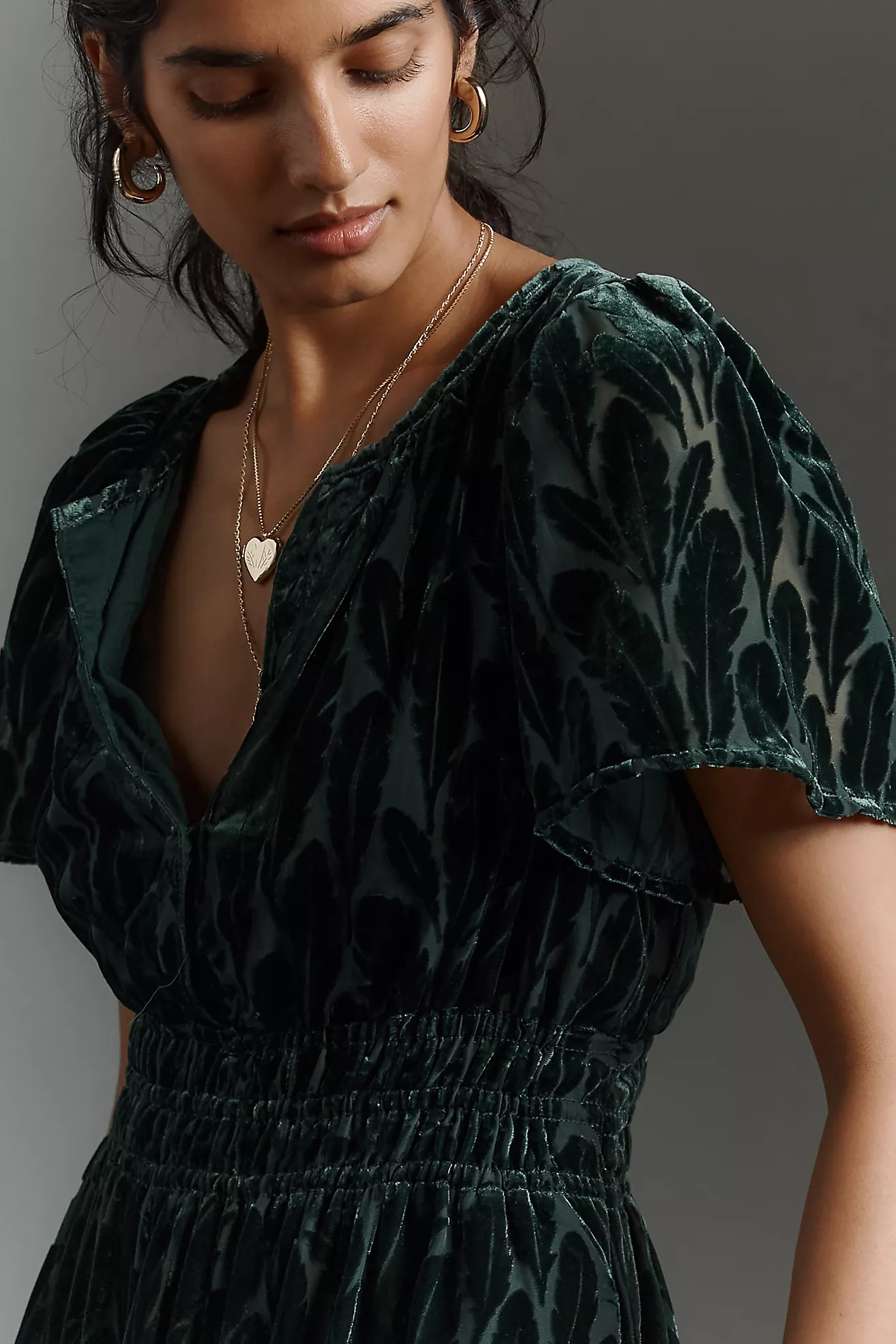 The Somerset Velvet Maxi Dress | Anthropologie (US)