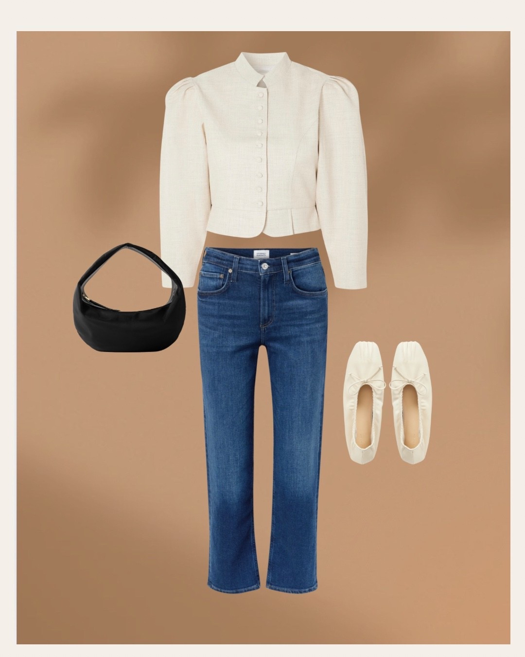 Netaporter spring sale citizens of humanity jeans peplum top ballet flats

#LTKOver40 #LTKSaleAlert #LTKmomlife