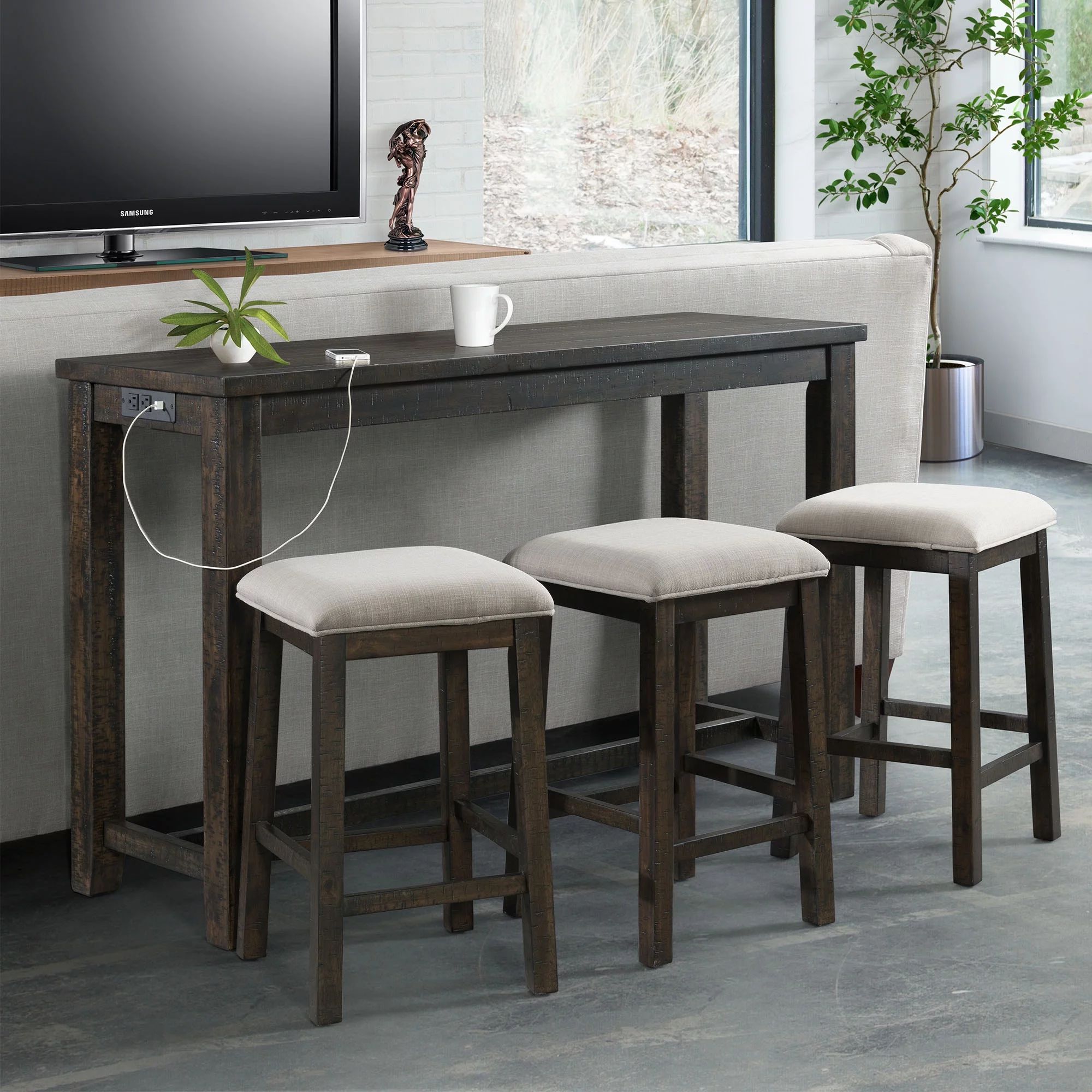 Picket House Furnishings Stanford Multipurpose Bar Table Set - Walmart.com | Walmart (US)