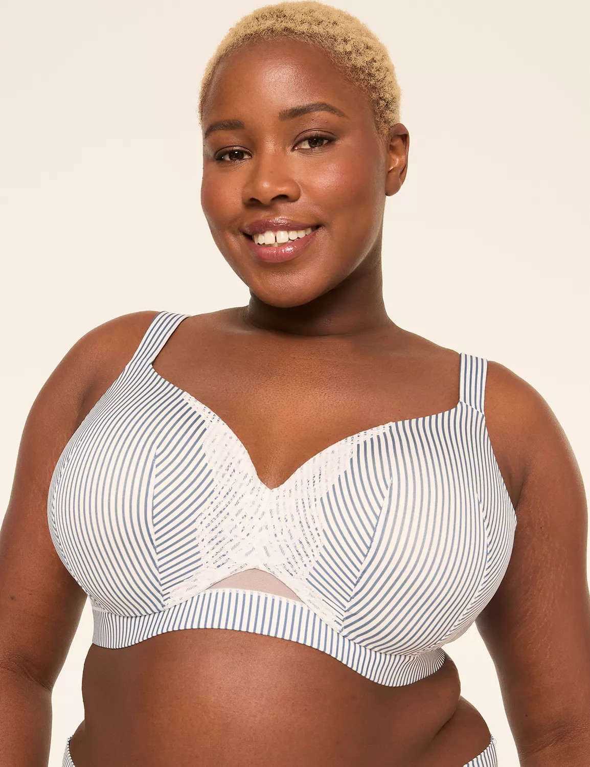 Comfort Bliss Lightly Lined Full Coverage Bra With Lace | Lane Bryant (US)
