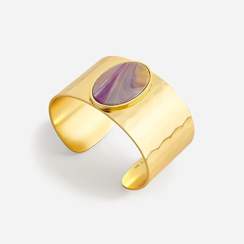 Oval acetate cuff bracelet | J. Crew US