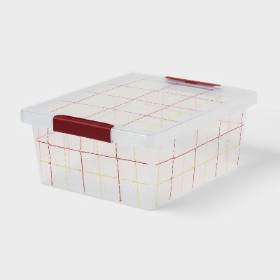 Medium Latching Christmas Storage Box - Brightroom™ | Target