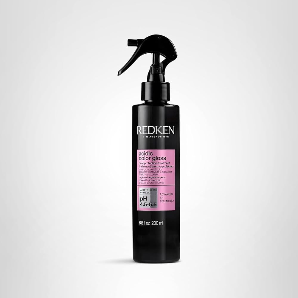 Redken Acidic Color Gloss Heat Protection Leave-In Treatment Spray For Color-Treated Hair - Conditions and Adds Shine, With Heat Protection | Amazon (US)