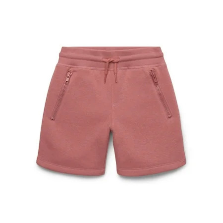 Wonder Nation Boys Fleece Pull-On Shorts with Zipper Pockets, Sizes 4-18 & Husky | Walmart (US)