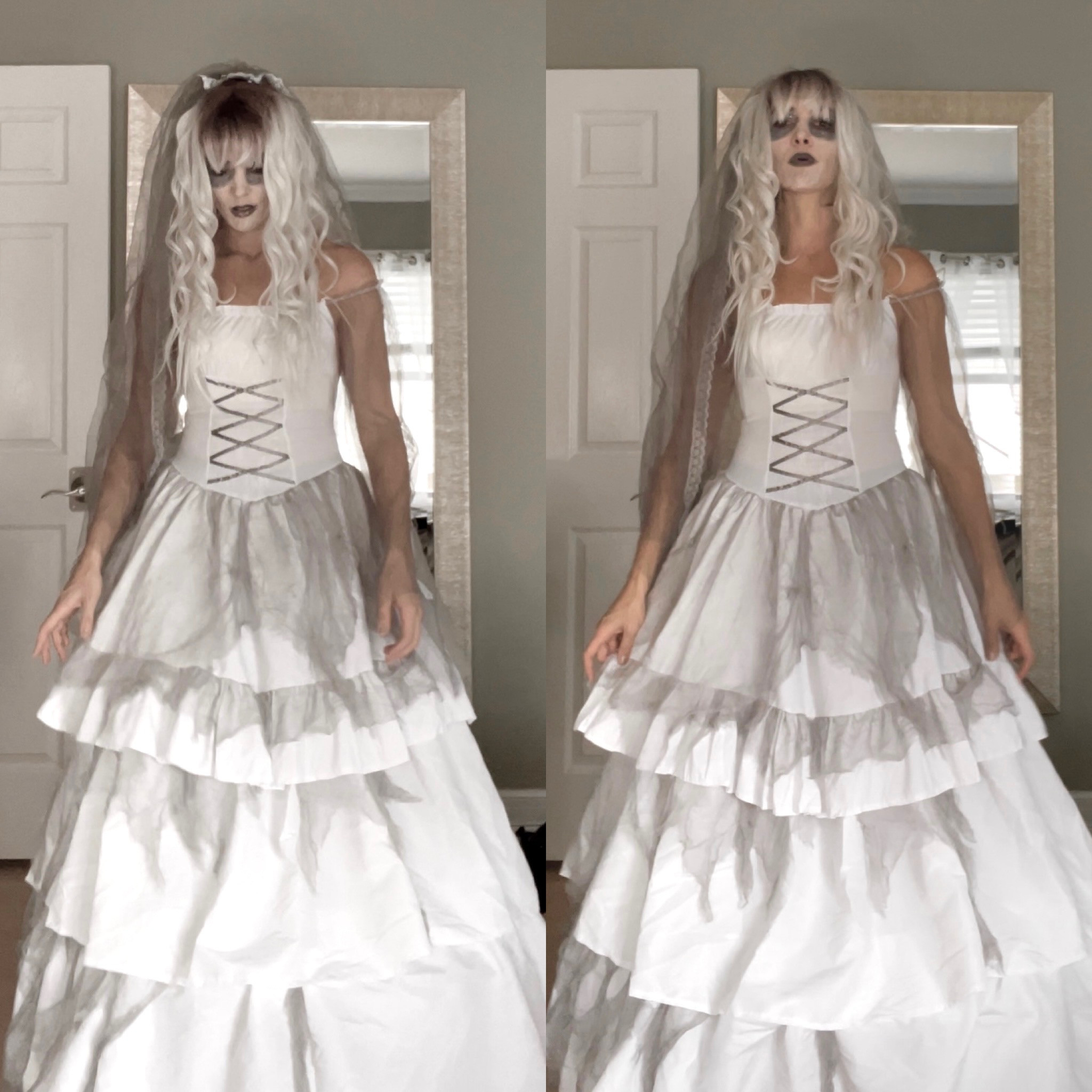 Scary Victorian bride 🖤 Costume is easy, fun, and full Halloween vibes. 

 #LTKHalloween #LTKSeasonal #LTKFindsUnder100