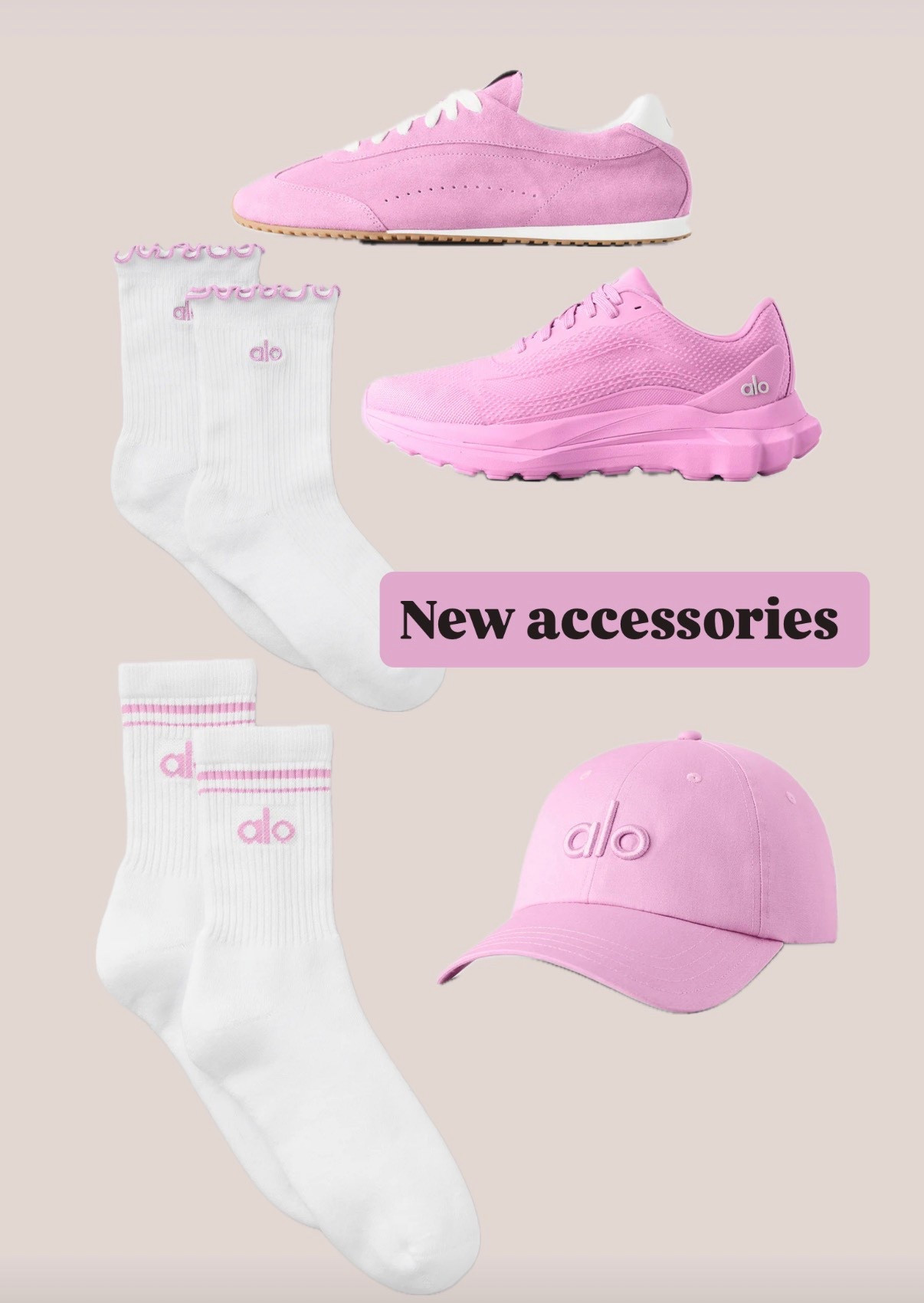 New in
Pink accessories 
Trending
Alo yoga 
Scrunch socks 

#LTKSeasonal #LTKValentine #LTKootd