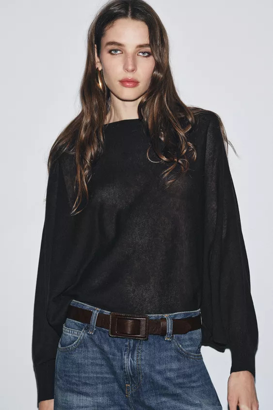 LEATHER BELT WITH COVERED BUCKLE | Zara US