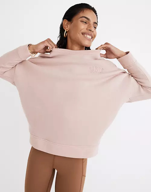 MWL Betterterry Embroidered Crewneck Sweatshirt | Madewell
