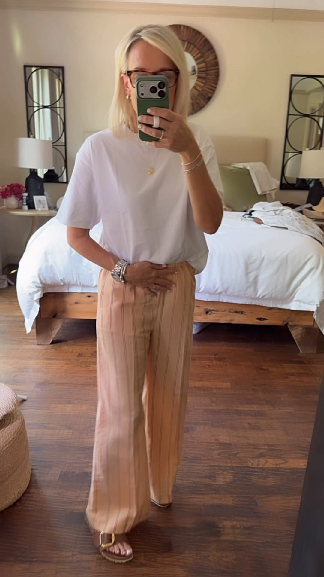 Cute pants that will keep you cool in the spring and summer, if you don’t love wearing shorts these are a great option.

These are some of gay Crews best selling pants and they brought them back to cheer! Love this pattern.

Fit - pants are true to size, wearing small.
T-shirt – wearing small it is an oversized fit ￼is on sale 28% off! 

@jcrew 

#LTKOver40 #LTKTravel #LTKootd