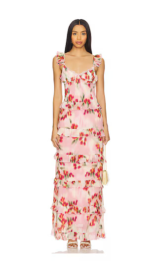 Melvina Maxi Dress in Milla Print | Revolve Clothing (Global)