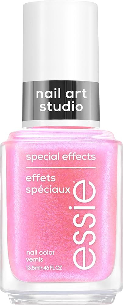 essie Nail Art Studio Special Effects Polish, Shimmer, Vegan, Pink Nail Polish, Astral Aura, 0.46... | Amazon (US)