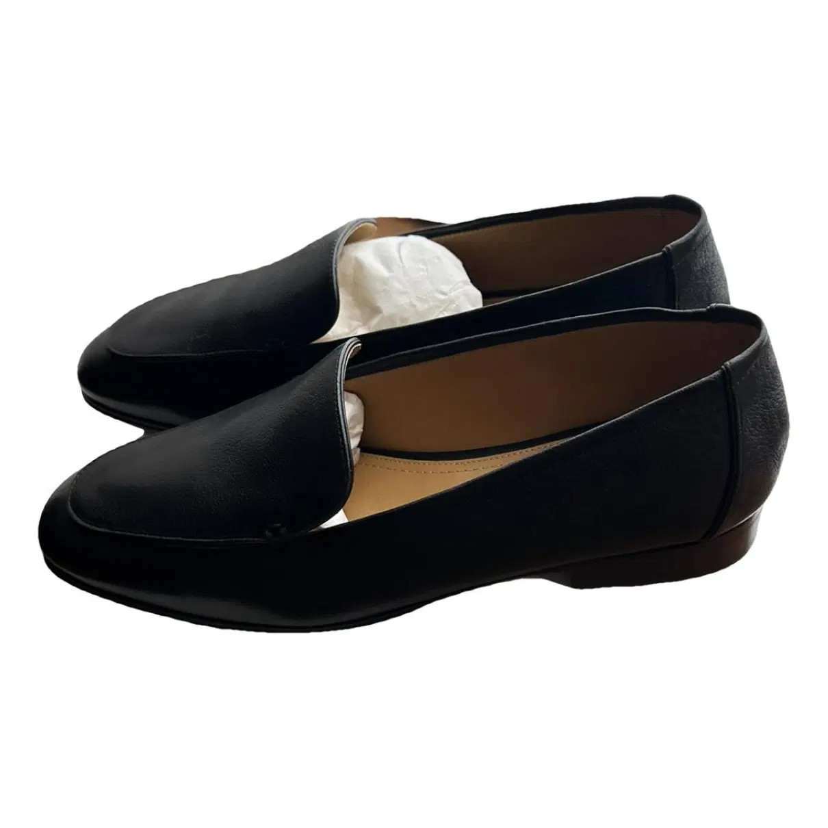 Mocasines The row Negro talla 39 EU de en Cuero - 48555894 | Vestiaire Collective (Global)