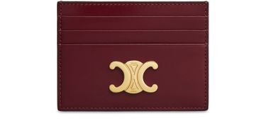 Triomphe card holder in shiny calfskin - CELINE | 24S (APAC/EU)
