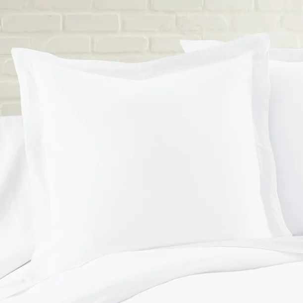 Levtex Home - 100% Linen - Euro Sham - Washed Linen in White - Sham Size (26 x 26in.) | Walmart (US)