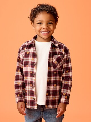 Old Navy x Disney Mickey Mouse Flannel Unisex Shirt for Toddler | Old Navy (US)