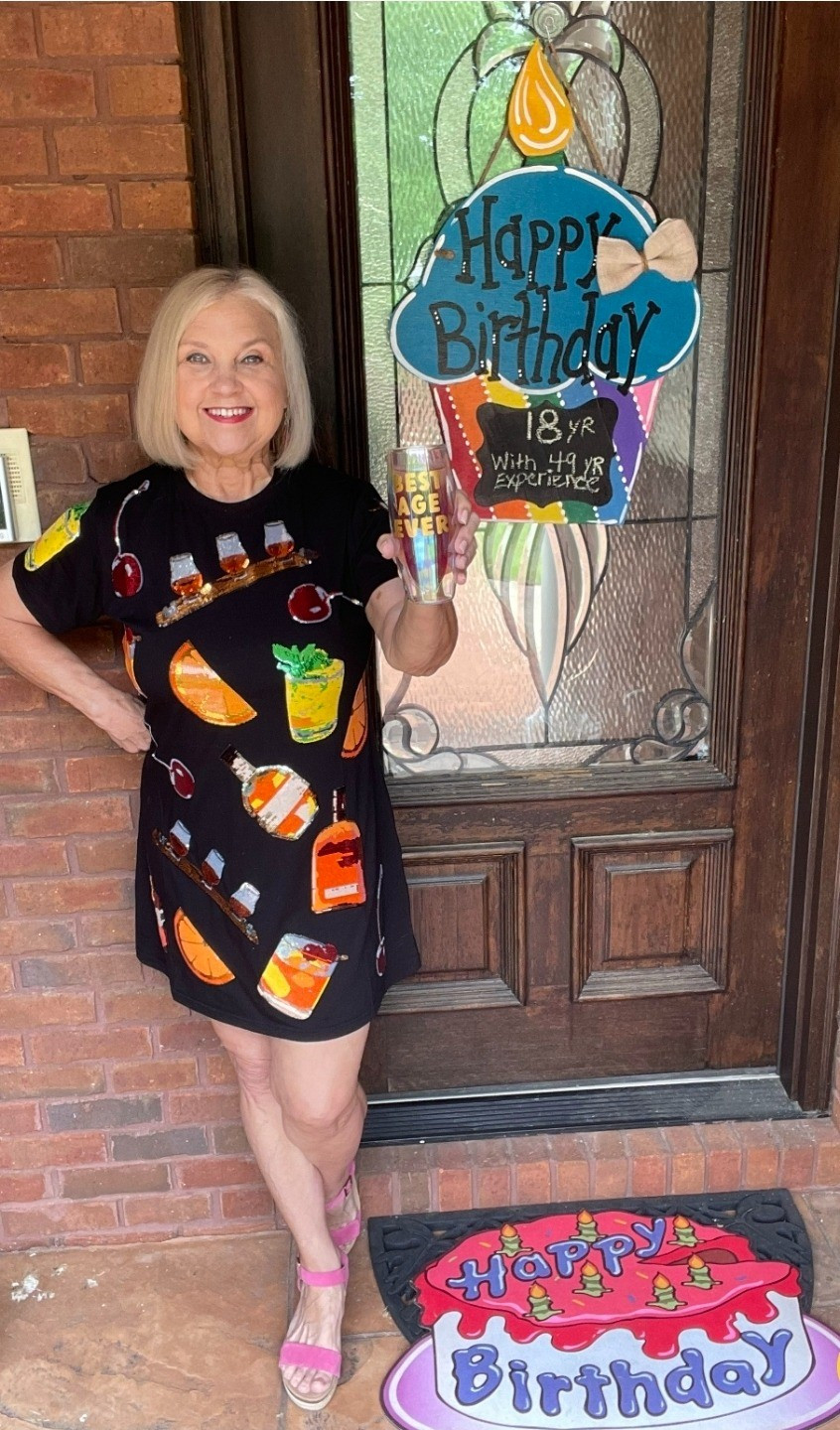 My Mom in my CUSTOM Queen of Sparkles Bourbon Dress for Her bday 🥰🥳#livinglargeinlilly Get it direct on Livinglargeinlilly.com !#qos #sequins #custom #bourbon #bday #partydress #cocktail 

#LTKParties #LTKGiftGuide