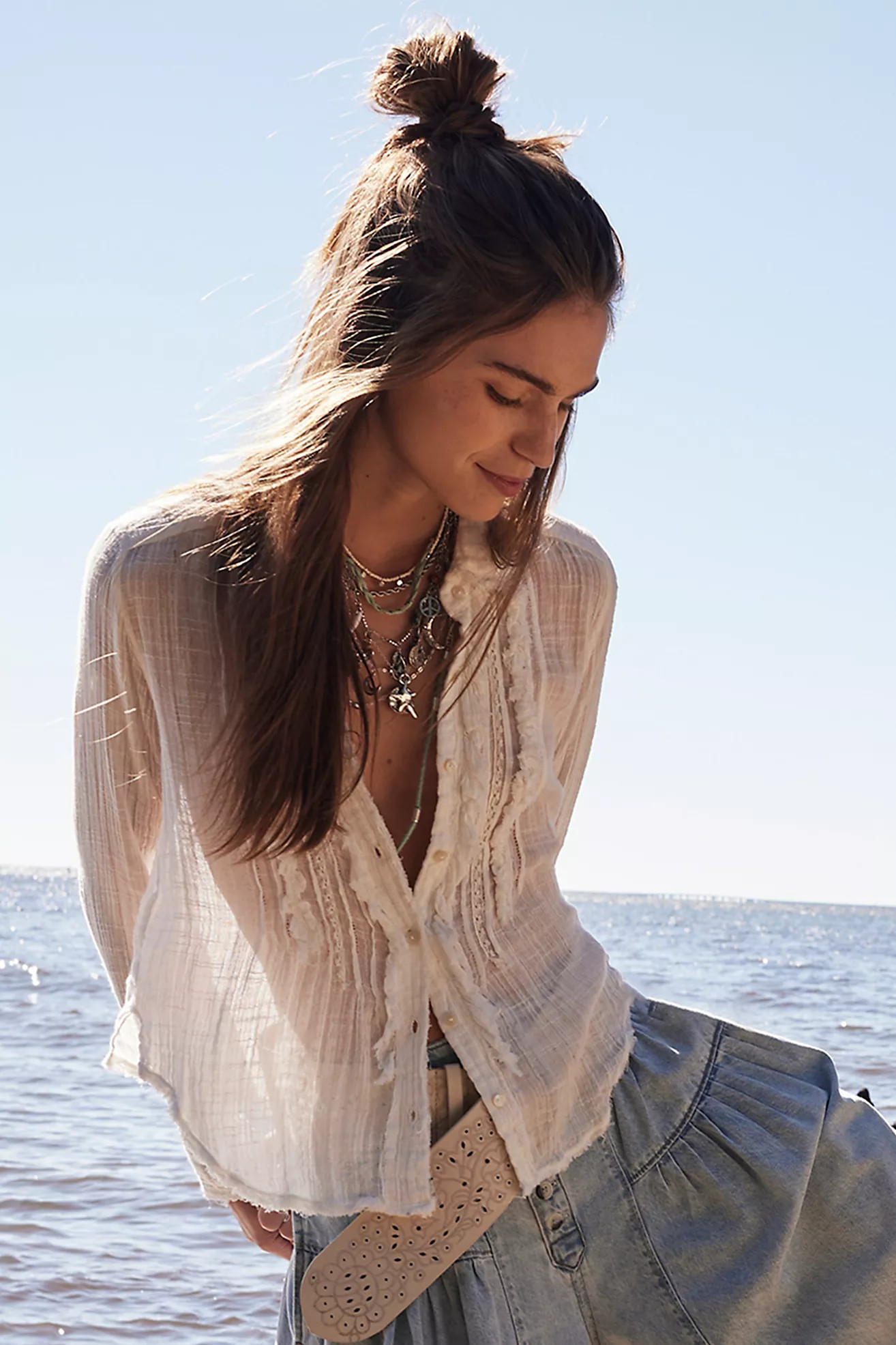 Drew Tuxedo Shirt | Free People (Global - UK&FR Excluded)