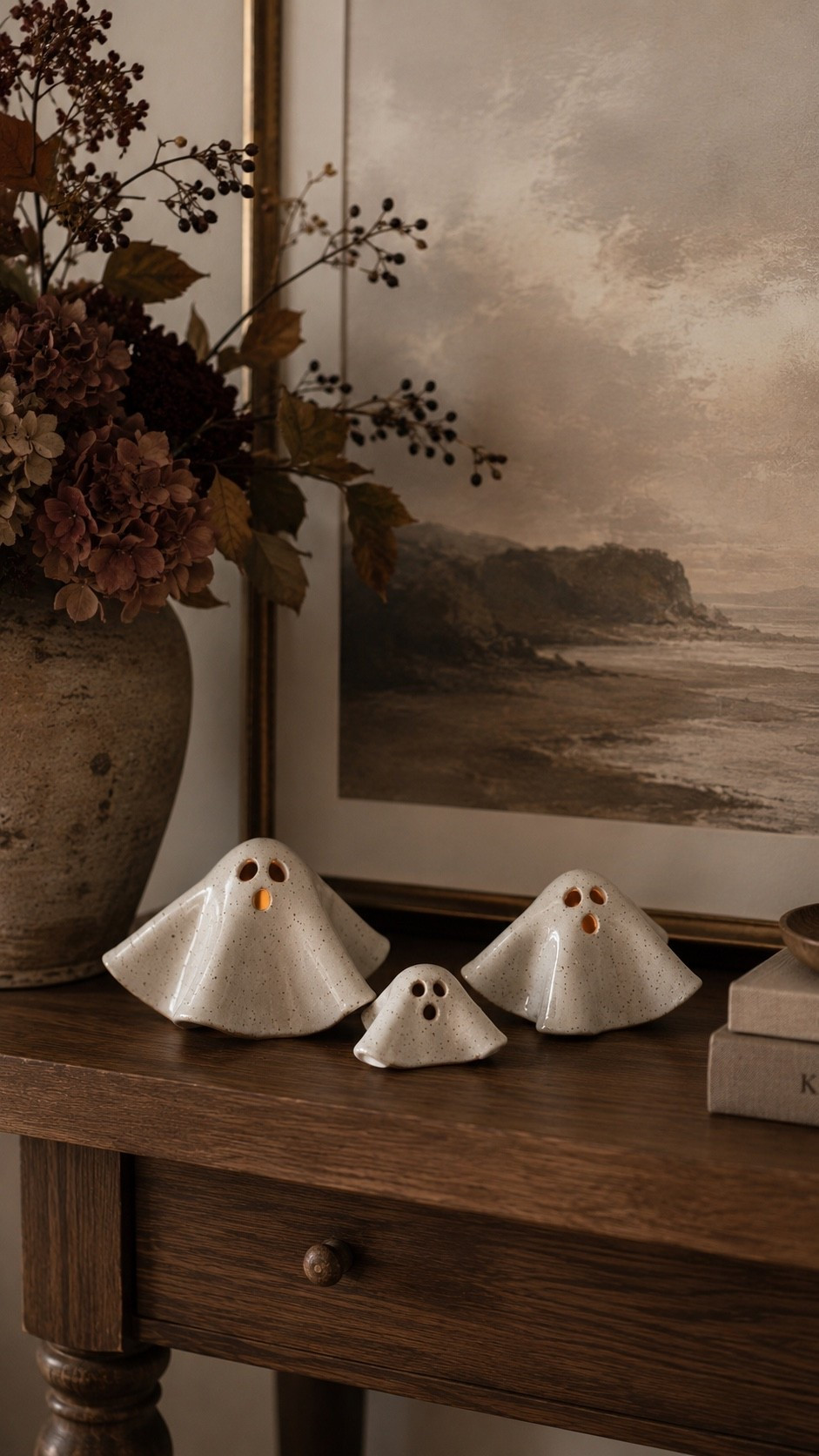 These handmade ceramic speckled ghosts are the absolute cutest little tea, light accessories, perfect Halloween and fall decor

#LTKSaleAlert #LTKHome