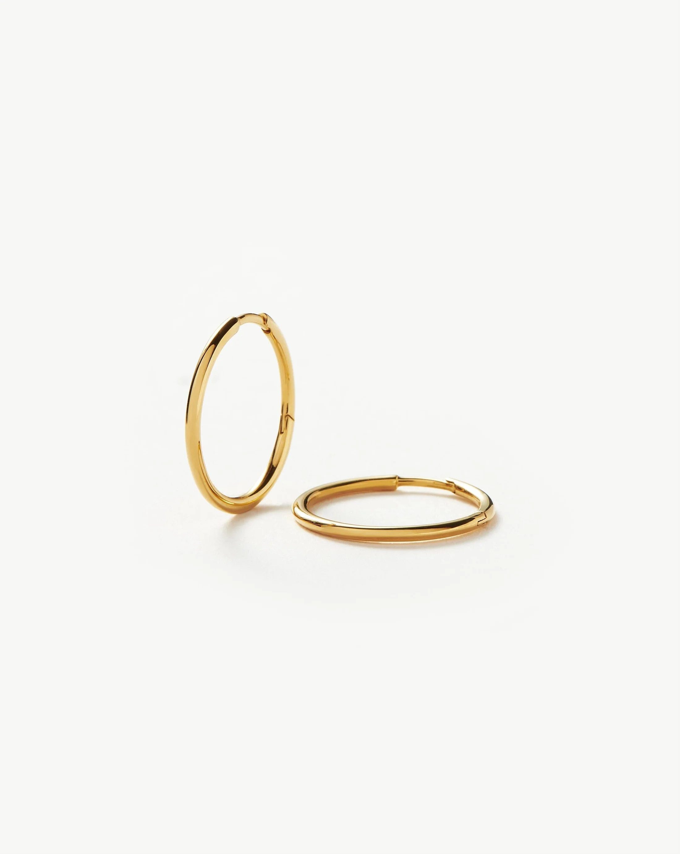 Classic Small Hoop Earrings | 18ct Gold Plated | Missoma UK | Missoma UK