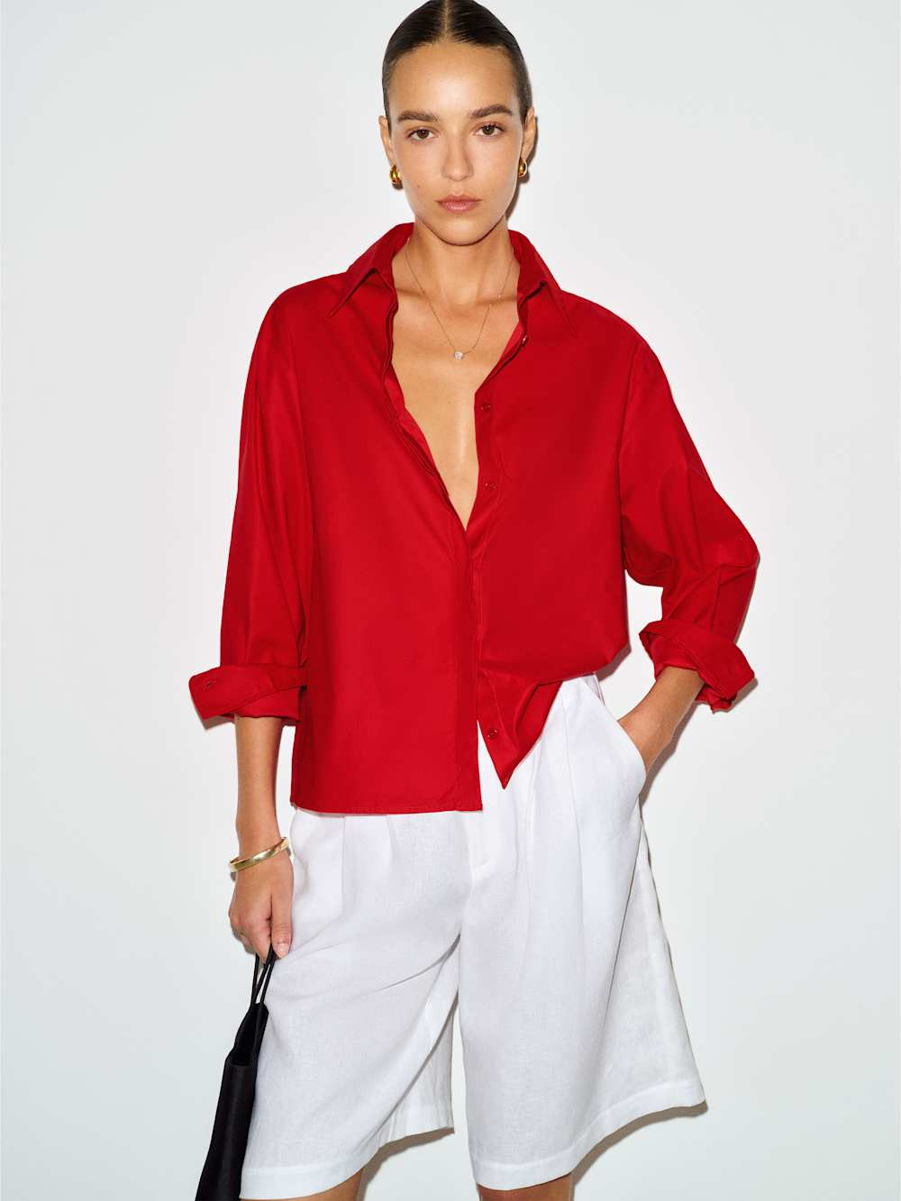 Andy Oversized Shirt | Reformation (Global)