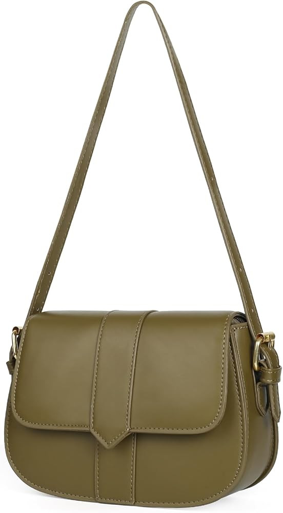 Women's Shoulder Bag Saddle Purse Preppy Style Female Crossbody Bag Retro Envelope Handbag Design... | Amazon (US)