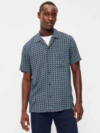 Short-Sleeve Camp Shirt | Old Navy (US)