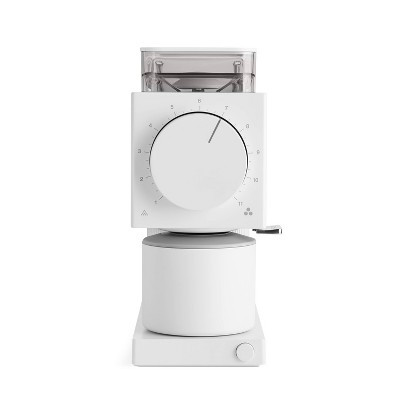 Matte white Fellow Ode Brew Grinder Gen 2