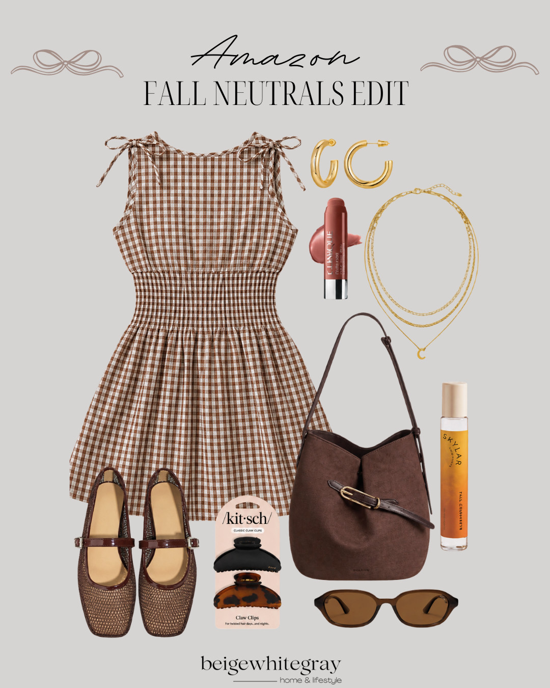 Update your wardrobe with these fall neutrals! Perfect for any outfit. #FallFashion #Neutrals