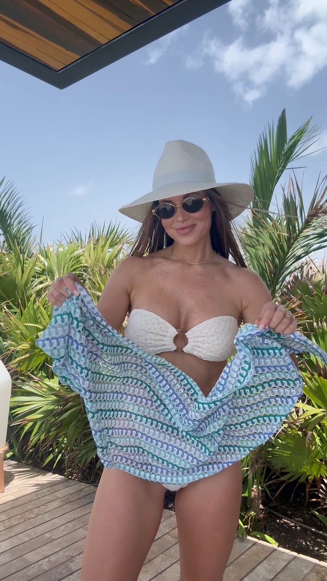 Amazon swimsuit and coverup! Medium swim top and bottom. 

Summer travel 
Summer dress 
4th of July outfit 
Swimsuits 
Vacation outfits 
Beach bag 
Bikini
Amazon swimsuit 
Sandals 
Summer tops 
Whits whims 
#whitswhims

#LTKSummerEdit #LTKSwim #LTKTravel