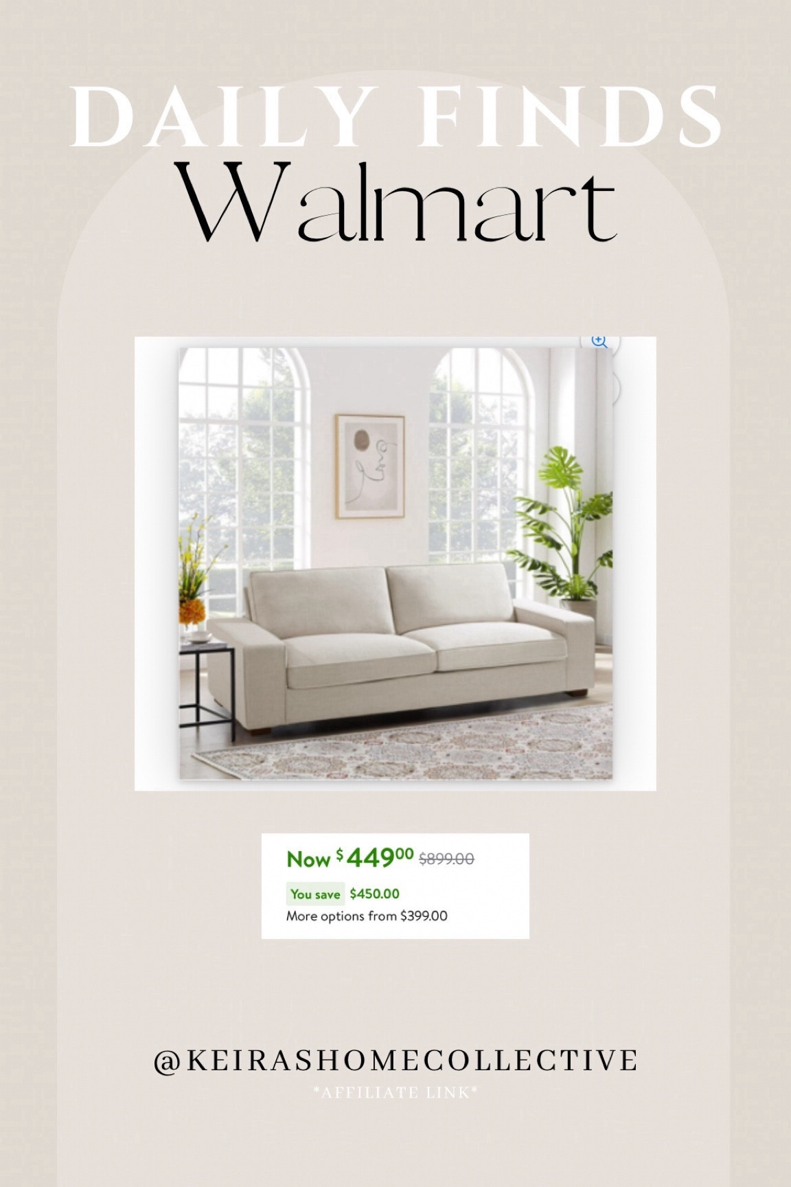 Daily deals!

Walmart
Home decor
Neutral home
White couch
Neutral couch
Living room
Coffee table
Olive tree
Accent chair
Chair
Home finds
Home decor sale
Neutral aesthetic 
Neutral home finds
Organic modern home
Decor pieces


#LTKstyletip #LTKsalealert #LTKhome
